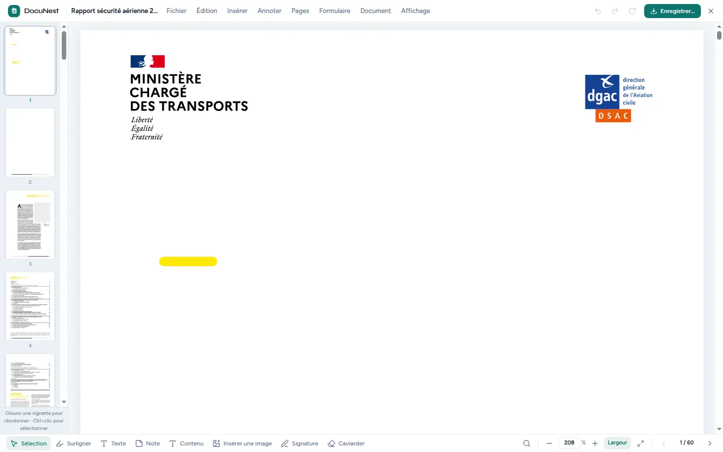 Aperçu de DocuNest — Éditeur PDF dans DocuNest, application PDF hors-ligne